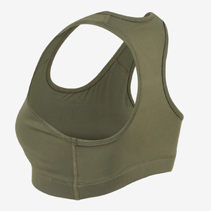 Soutien-gorge de sport de course à haute intensité pour femmes Séchage rapide Écologique Stretch dans les quatre sens Vente en gros Logo personnalisable Évacuation de la transpiration - Product Image 4