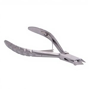 Cortauñas de boca ancha, nueva pinza para cutículas de acero inoxidable para el cuidado de las uñas, pinzas para cutículas alemanas ecológicas, acabado plateado - Product Image 1
