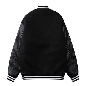 Chaquetas Varsity de Lona Premium para Hombre, Transpirables, Impermeables y Resistentes al Viento, Estilo Urbano, con Cuello Alto, Servicio OEM de Invierno - Product Image 2