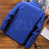Veste polaire réversible pour homme, haute qualité, écologique, coupe-vent, col montant, nouveau style, design de tissu, vente chaude