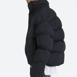 High Quality Custom Men's Hooded Jackets Oversized Outdoor Bubble Down <b>Coat</b> in Plus Size Winter Fabric Wholesale - Product Image 2