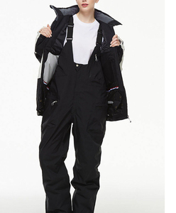 Traje de Esquí de Moda para Hombre, Unisex, Pantalones de Esquí con Peto para Hombre y Mujer, Impermeables, Cortavientos, Cálidos, Traje de Snowboard de una Pieza Unisex - Product Image 4