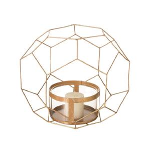 เชิงเทียนโลหะรูปทรงพายุเฮอริเคน เป็นมิตรกับสิ่งแวดล้อม คุณภาพสูง ฐานแข็งแรง ทันสมัย เหมาะสำหรับการจัดเก็บเทียนให้ปลอดภัยทั้งภายในและภายนอกอาคาร - Product Image 4