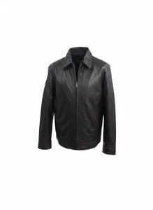 Chaqueta de Cuero de Oveja Genuina para Hombre, de Alta Costura, Invierno, Transpirable, Ecológica, Color Rib, Talla Grande - Product Image 4