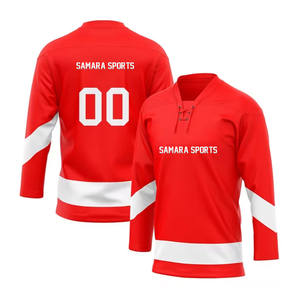 Nouveau Logo Sublimé Imprimé Cousu Rétro Hockey Porter Authentique Hockey Jersey Hommes À Manches Longues Hockey Sur Glace Chemises Personnalisées - Product Image 1