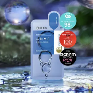 MEDIHEAL [MEDIHEAL]NEW 2022 THE N.M.F (NMF) Ampoule Mask 27ml保湿 [ボックス-10枚 | パック-5枚]