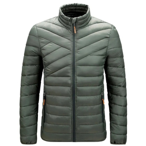 OEM ODM personalizado hombres Puffer chaquetas invierno acolchado abrigos ligero cálido prendas de vestir exteriores Streetwear moda - Product Image 2
