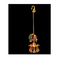 Sculpture de dieu en laiton - Art déco sur le thème religieux, artisanat métallique, cadeau de Diwali pour la décoration de la maison