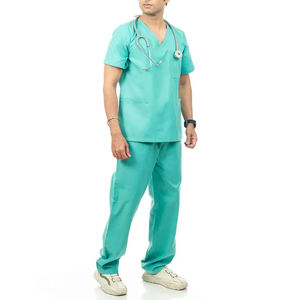 Ensemble de blouses médicales pour hommes en coton de qualité supérieure, au design moderne et élégant, avec options personnalisables pour une utilisation hospitalière - Product Image 5