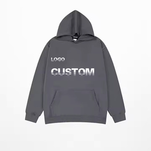 Sweat-shirt unisexe personnalisé de qualité supérieure, coupe oversize, col en V, couleurs unies, coupe classique, doublure en polaire douce, polyester/coton - Product Image 5