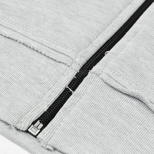 Sudadera con capucha y cremallera para hombre, estilo nuevo, tejida a crochet, para invierno, personalizada, al por mayor, de alta calidad, poliéster/algodón, ropa informal - Product Image 4