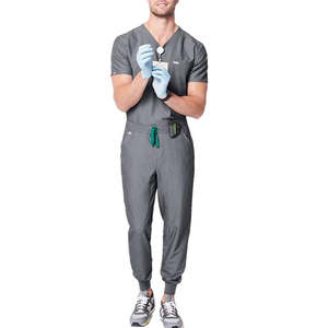 Conjunto de Uniforme Médico para Hombre, Diseño Personalizado, Spandex Twill, Cómodo, Cintura Elástica con Cordón, Transpirable - Product Image 1