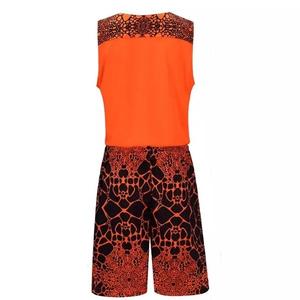 Haute qualité respirant blanc unisexe maillot de basket-ball ensemble Direct usine vêtements de sport imprimé Patch grande taille 100% Polyester - Product Image 3