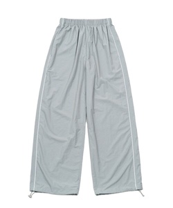 Pantalon de survêtement homme personnalisé avec logo, coupe décontractée, long, évasé, en nylon coupe-vent pour homme - Product Image 1