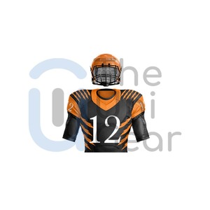 Proveedor de uniformes de fútbol americano, venta al por mayor, camisetas y pantalones personalizados, uniformes de equipos deportivos sublimados de alta calidad de fábrica OEM - Product Image 2