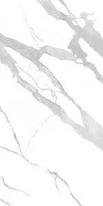 Bianco Staturio Venato Carreaux émaillés en porcelaine Indian High Glossy 800x1600mm Intérieur Extérieur Premium - Product Image 3