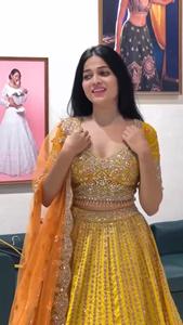 La plupart des ventes brodées Cancan toile Patta indien pakistanais femmes Lehenga Choli dentelle tissu avec paillettes travail codage - Product Image 2