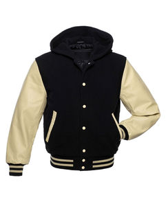 แจ็กเก็ตผู้หญิงแบบลำลองมีตัวอักษรหนังแท้ระบายอากาศได้แขนปกติประดับไข่มุก - Product Image 5