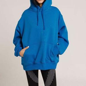 2024 vente en gros OEM personnalisé surdimensionné de haute qualité femmes survêtement ensemble demi fermeture éclair 2 pièces ensembles haut court sweats à capuche et jogger ensemble - Product Image 1