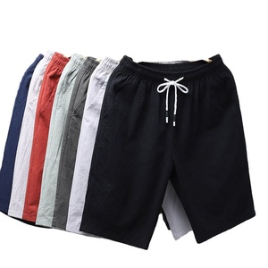 OEM Pantalons pour hommes avec logo personnalisé Pantalons de plage décontractés Shorts d'été moyens en soie glacée Shorts grande taille pour hommes Expédition DDP - Product Image 1