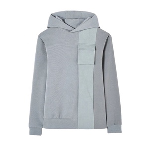 Vente en gros de sweat à capuche mode pour hommes, sweat-shirt unique à design moderne avec panneau pour streetwear OEM/ODM, fournisseur avec logo personnalisé - Product Image 6