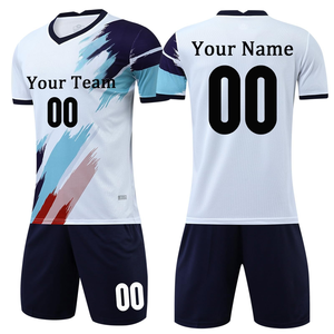 Uniformes de Fútbol Personalizados 2025, Servicio OEM al por Mayor, Ropa Deportiva para Adultos, Uniforme de Fútbol Transpirable de Manga Corta con Diseño Personalizado - Product Image 6