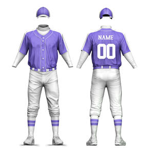 Personnalisé Nouveau Haut Fabricant Vêtements d'Entraînement Uniforme de Baseball Nouvelle Arrivée Dernière Conception Uniformes de Baseball - Product Image 2