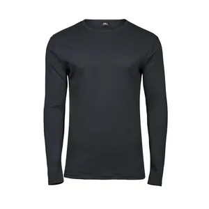 T-shirts promotionnels personnalisables à manches longues en interlock - Product Image 6
