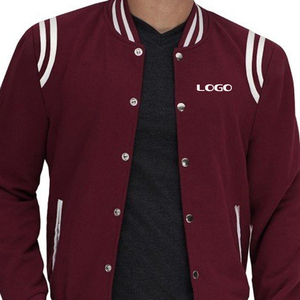 เสื้อแจ็กเก็ตเบสบอล,ออกแบบโลโก้ปักตามสั่งสำหรับผู้ชายใส่ไปวิทยาลัย - Product Image 6