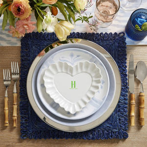 Set de table carré en rotin bohème, assiettes de présentation en rotin bohème pour la décoration de table, provenant d'un grossiste vietnamien - Product Image 2