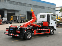 Camion à ordures détachable Dongfeng 4X2 de bonne qualité avec benne pour déchets de construction
