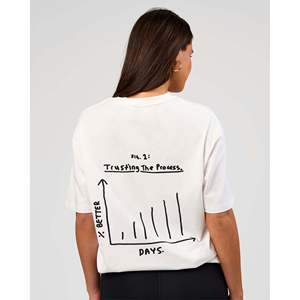 T-shirt Oversize Pesante Tinta in Capo per Fitness di Andrew <span class=keywords><strong>J.</strong></span> Acciaio X LSKD - Product Image 4