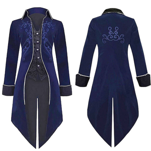 ยุคกลางSteampunk Tailcoatฮาโลวีนเครื่องแต่งกายสําหรับผู้หญิงRenaissanceโจรสลัดแวมไพร์แจ็คเก็ตGothic Vintage Frock Coat - Product Image 6