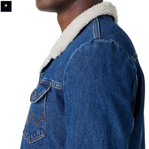 Chaqueta Vaquera Delgada para Hombre, Tallas Grandes, Diseño Elegante y Personalizable, con Cuello de Piel, Resistente al Viento, Transpirable, para Invierno y Uso Urbano - Product Image 5