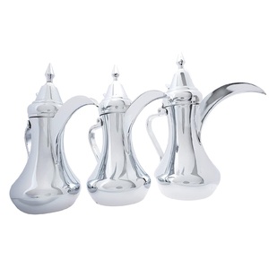 Simple Plain Premium Quality Classic Arabian Coffeepot Decorative Luxury Dallah Table Top Wholesale Indian Stylish <b>Teapot</b> - Product Image 6