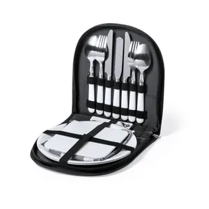 Ensemble de pique-nique durable en RPET pour des dîners éco-responsables - Product Image 1