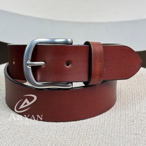 Ceintures à boucle ardillon en cuir véritable pleine fleur de marque célèbre de luxe ceinture décontractée de créateur en cuir de vachette véritable pour ceintures habillées unisexes - Product Image 1