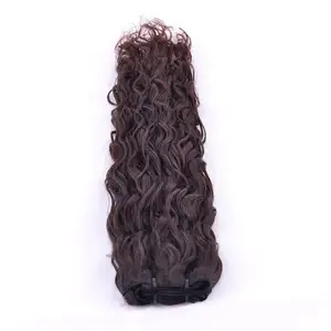 INDIAN CURLY VIRGIN HUMAN HAIR 100% CUTICLE UNPROCESSED HAIR EXTENSION DOUBLE WEFT BY MACHINE FULL HAIR EXTENSIONS