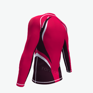 เสื้อรัดกล้ามแขนยาวแบบซับลิเมชั่นสำหรับผู้ชาย รุ่นขายดี ปี 2026 ผลิตตามแบบ OEM แห้งเร็ว เหมาะสำหรับเล่นเซิร์ฟ ฟิตเนส คุณภาพพรีเมียมจากปากีสถาน - Product Image 4