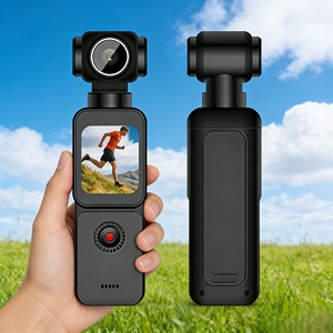 Cámara Deportiva HD 5K Portátil para Exteriores con Lente Giratoria de 270°, Sensor CMOS, Seguimiento Facial y Conexión WiFi - Product Image 1
