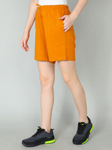 กางเกงขาสั้นเบอร์มิวดา100% ระบายอากาศได้ดีมีกระเป๋าผ้าย้อมสีพื้นมีเชือกรูดออกแบบโลโก้ได้ตามต้องการ - Product Image 5