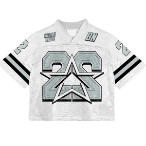 Customized Men's Short Sleeve American Football Jersey 100% Polyester Moisture-Wicking Anti-Bacterial Design Your Own for Sports - Product Image 6