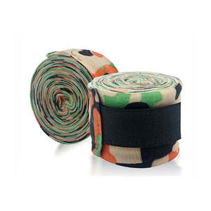 High Quality Custom Printed Cotton MMA Boxing <b>Hand</b> Wraps for Fitness Training - Product Image 2