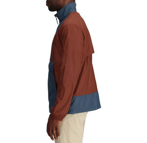 2025 mode grande taille toile à capuche coupe-vent col montant veste hommes Street Wear Hip Hop décontracté couleur - Product Image 3