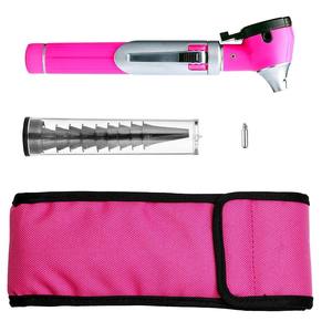Nouveau mini otoscope à fibre optique de haute qualité rose clair (format de poche) ensemble de diagnostic ORL professionnel disponible dans toutes les couleurs - Product Image 2
