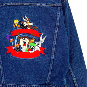 Chaqueta de Mezclilla 100% Algodón para Hombre, Estilo Urbano, Bordada, de Secado Rápido y Transpirable para Invierno, Venta al Por Mayor - Product Image 6