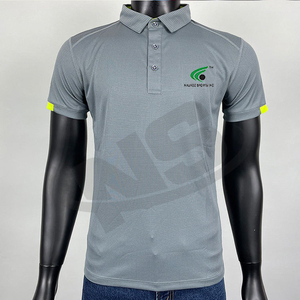 Chemises tendance pour hommes avec logo personnalisé, tissu en toile solide, séchage rapide, vêtements de sport décontractés, golf, manches courtes - Product Image 3