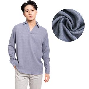 Chemise à manches longues pour homme, imprimée, séchage rapide, style vintage Vietnam, décontractée, en polyester/coton, compression personnalisée ODM, 220g - Product Image 3