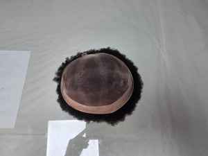 Prótesis Capilar Afro Taz con Base Mono para Hombre - Negro Africano Bangladesí - Product Image 5