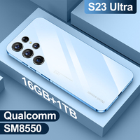 Ponsel Pintar Android 13.0 5G Berkualitas Tinggi Layar 6.8 Inci untuk Gaming, Handphone Dual SIM Terbuka